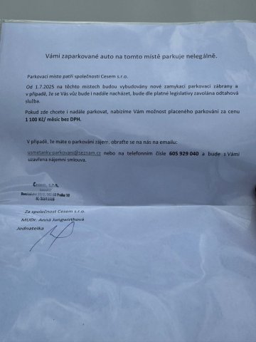 Pozvánka na schůzi společenství vlastníků plánovanou na 23. 6. 2025